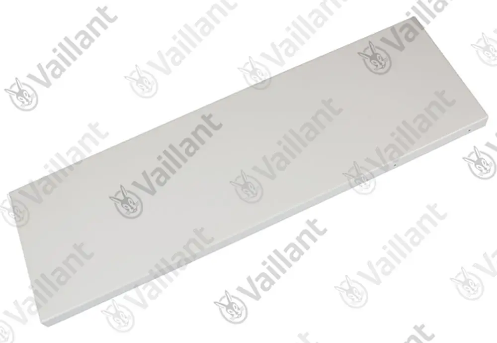 Vaillant Seitenblech in Weiß, rechteckige Form, glatte Oberfläche, ohne weitere erkennbare Markierungen oder Maße.